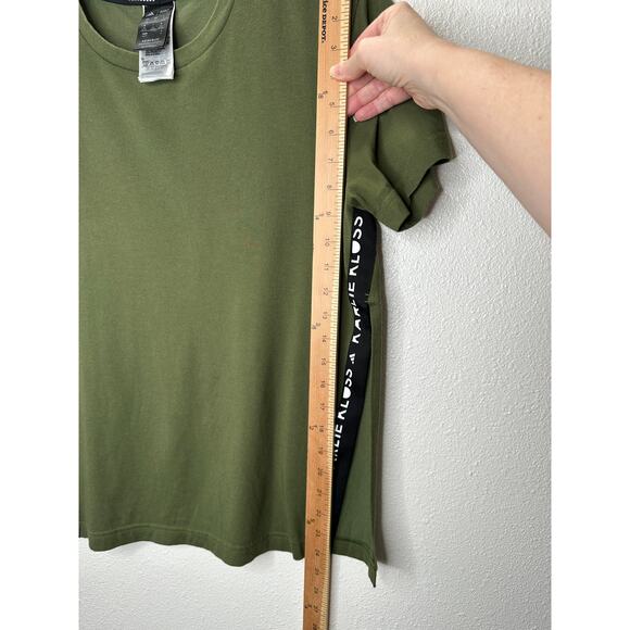 Adidas x Karlie Kloss Olive Oversize  Side Slit Training Tshirt xs - Picture 16 of 16